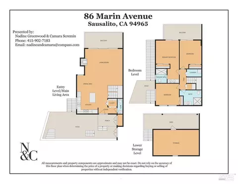 Floorplan - 86 Marin Ave, Sausalito, CA 94965 photo 1 of 1