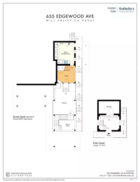 Floorplan - 655 Edgewood Ave, Mill Valley, CA 94941 photo 3 of 4