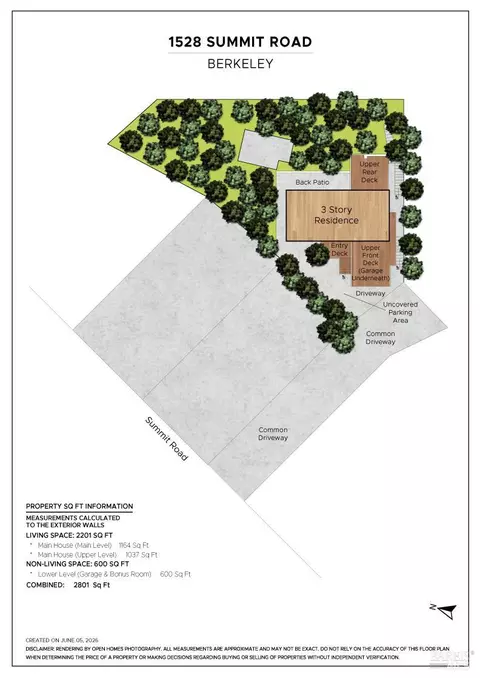 Floorplan - 1528 Summit Rd, Berkeley, CA 94708 photo 2 of 2