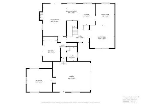Floorplan - 237 Rushmore Ave, Petaluma, CA 94954 photo 1 of 3