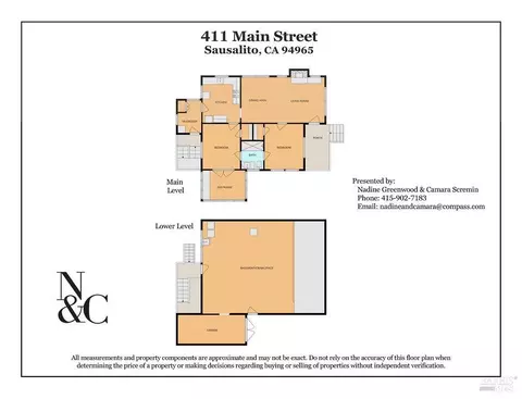 Floorplan - 411 Main St, Sausalito, CA 94965 photo 1 of 1