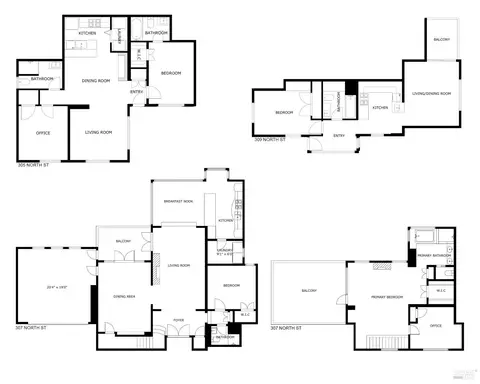 Floorplan - 307 North St, Sausalito, CA 94965 photo 1 of 8