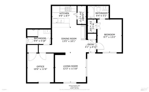 Floorplan - 307 North St, Sausalito, CA 94965 photo 4 of 8