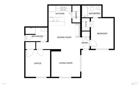 Floorplan - 307 North St, Sausalito, CA 94965 photo 7 of 8