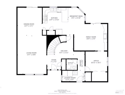 Floorplan - 1370 Estates Dr, Dixon, CA 95620 photo 2 of 3