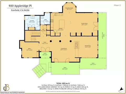 Floorplan - 950 Appleridge Pl, Fairfield, CA 94534 photo 3 of 3