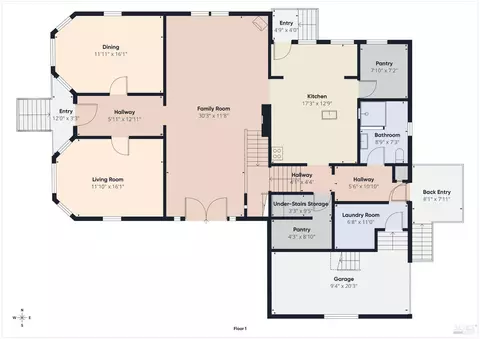 Floorplan - 7110 Myrtle Ave, Eureka, CA 95503 photo 2 of 3