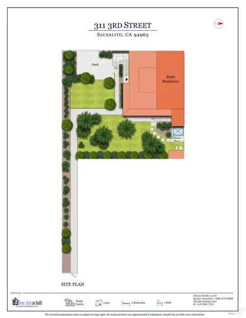 Floorplan - 311 3rd St, Sausalito, CA 94965 photo 2 of 2
