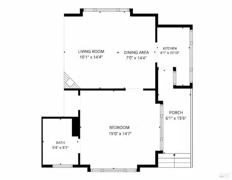 Floorplan - 107 Stadium Ave, Mill Valley, CA 94941 photo 1 of 3