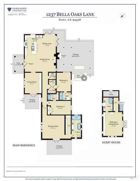 Floorplan - 1237 Bella Oaks Ln, Napa, CA 94558 photo 2 of 2
