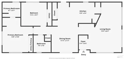 Floorplan - 9859 Crestview Dr, Clearlake, CA 95422 photo 1 of 1