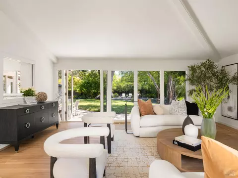 Living - 4 Ames Ave, Ross, CA 94957 photo 2 of 9