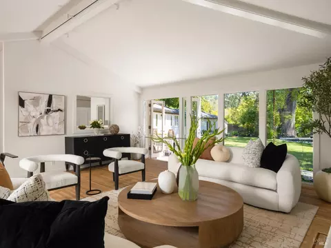 Living - 4 Ames Ave, Ross, CA 94957 photo 4 of 9