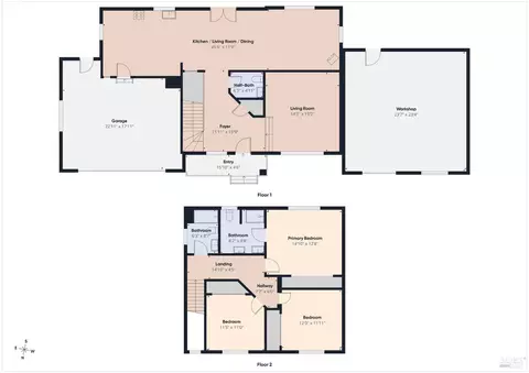 Floorplan - 1550 Chabot Ct, Eureka, CA 95503 photo 1 of 1
