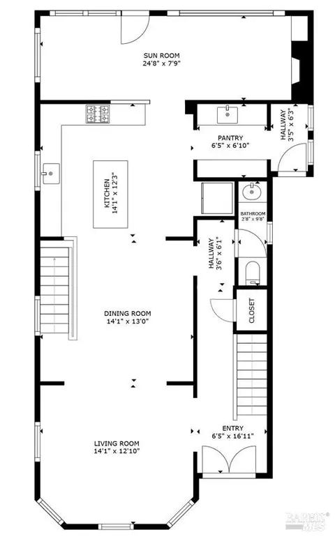 Floorplan - 301 Trinity St, Vallejo, CA 94590 photo 1 of 5