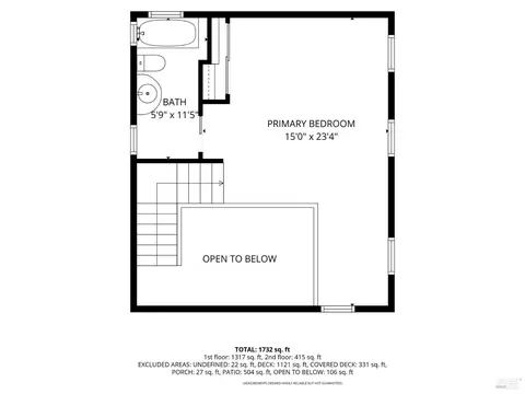 Floorplan - 1311 E Bonness Rd, Sonoma, CA 95476 photo 3 of 5