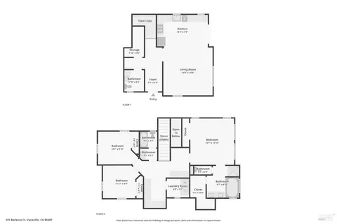 Floorplan - 101 Barbera Ct, Vacaville, CA 95687 photo 3 of 3