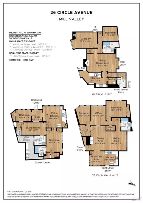 Floorplan - 26 Circle Ave, Mill Valley, CA 94941 photo 1 of 2