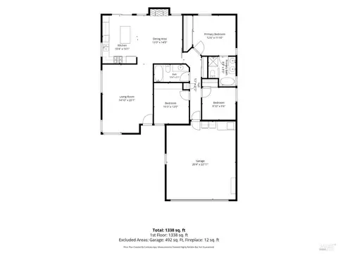 Floorplan - 1610 W H St, Dixon, CA 95620 photo 1 of 2