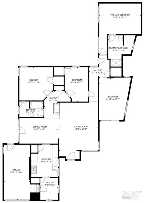 Floorplan - 186 Greenfield Ave, Vallejo, CA 94590 photo 1 of 2
