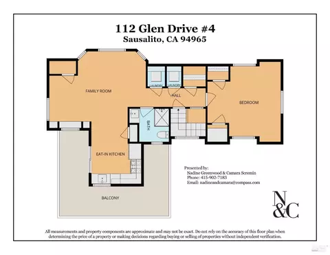 Floorplan - 112 Glen Dr, Sausalito, CA 94965 photo 4 of 4