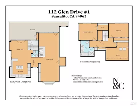 Floorplan - 112 Glen Dr, Sausalito, CA 94965 photo 1 of 4