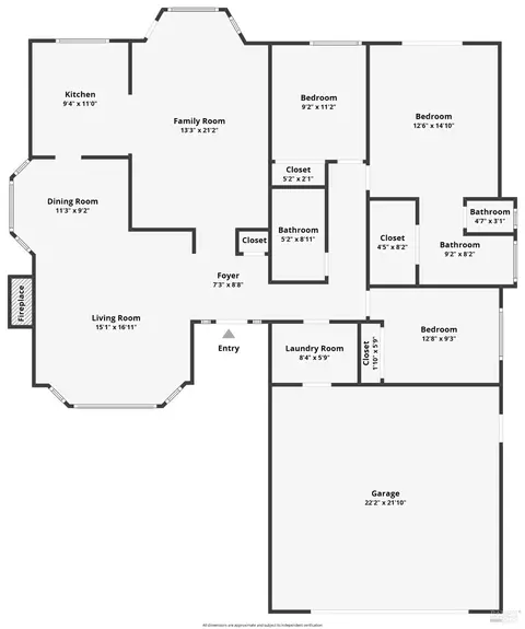 Floorplan - 1029 Hampshire Ln, Windsor, CA 95492 photo 1 of 1