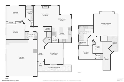 Floorplan - 302 Desiree Pl, Windsor, CA 95492 photo 1 of 1