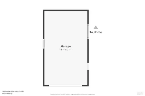 Floorplan - 59 Kailua Way, Dillon Beach, CA 94929 photo 3 of 3