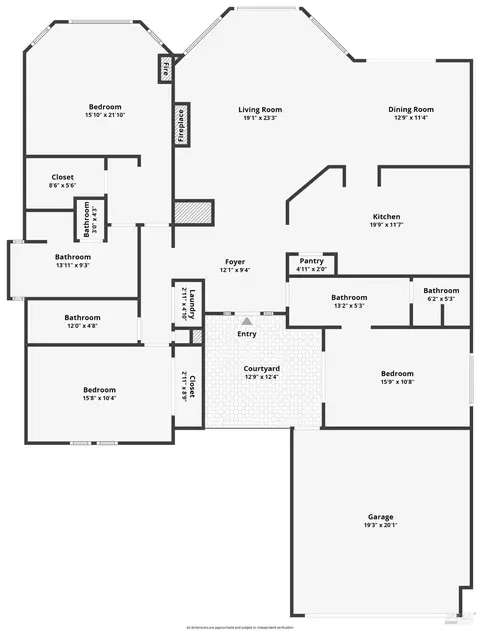 Floorplan - 20377 Osprey Dr, Bodega Bay, CA 94923 photo 1 of 1