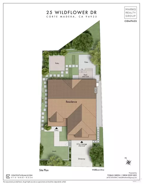 Floorplan - 25 Wildflower Dr, Corte Madera, CA 94925 photo 2 of 2