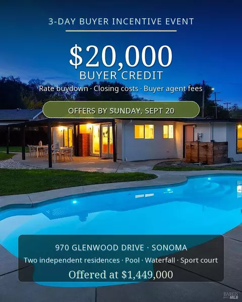 970 Glenwood Dr, Sonoma, CA 95476