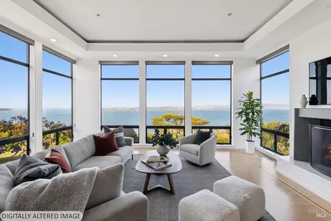 Living - 207 Taylor Rd, Tiburon, CA 94920 photo 3 of 9