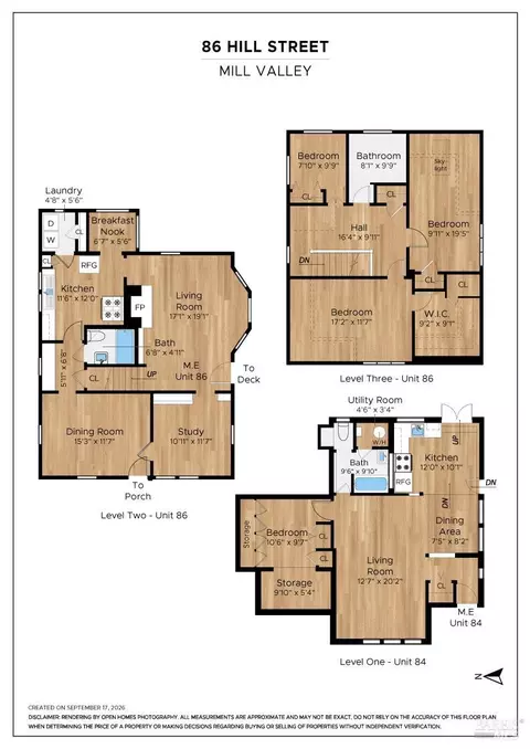 Floorplan - 86-84 Hill St, Mill Valley, CA 94941 photo 1 of 2
