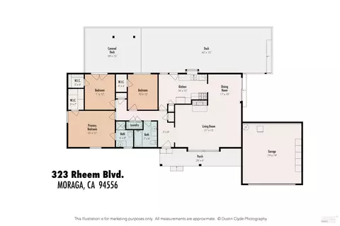 Floorplan - 323 Rheem Blvd, Moraga, CA 94556 photo 1 of 2
