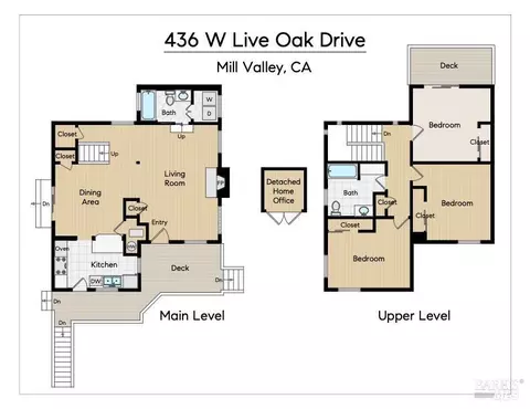 Floorplan - 436 Live Oak Dr, Mill Valley, CA 94941 photo 1 of 2