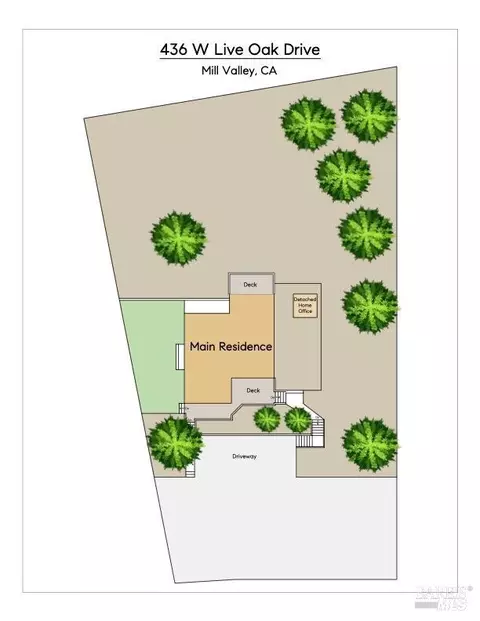 Floorplan - 436 Live Oak Dr, Mill Valley, CA 94941 photo 2 of 2