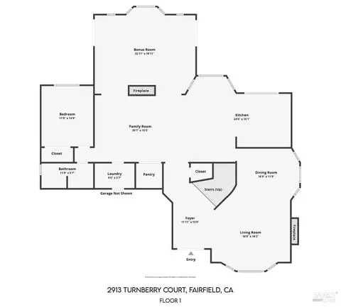 Floorplan - 2913 Turnberry Ct, Fairfield, CA 94534 photo 1 of 2