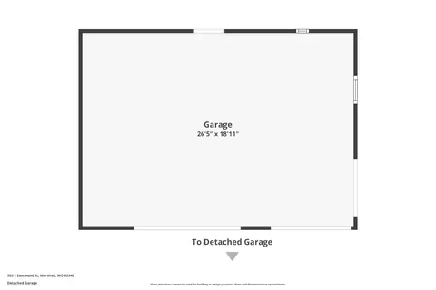 Floorplan - 503 Eastwood St, Marshall, MO 65340 photo 5 of 6