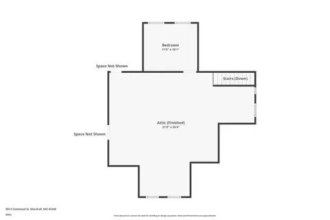 Floorplan - 503 Eastwood St, Marshall, MO 65340 photo 3 of 6