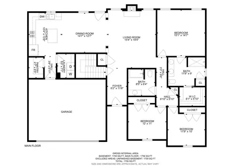 Floorplan - 4601 Maple Leaf Dr, Columbia, MO 65201 photo 1 of 2