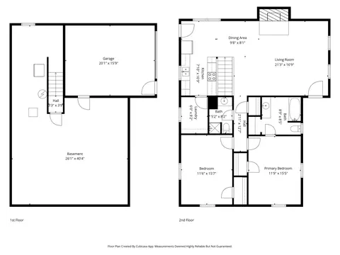 Floorplan - 702 High St, Arrow Rock, MO 65320 photo 3 of 3