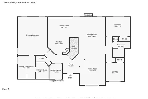 Floorplan - 2114 Mace Ct, Columbia, MO 65201 photo 4 of 6