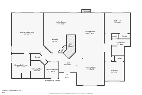 Floorplan - 2114 Mace Ct, Columbia, MO 65201 photo 2 of 6
