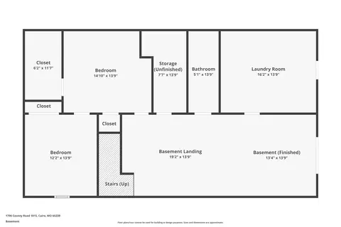 Floorplan - 1790 County Road 1815, Cairo, MO 65239 photo 2 of 3