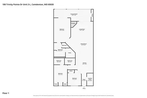Floorplan - 100 Trinity Pointe Dr #2L, Camdenton, MO 65020 photo 1 of 1