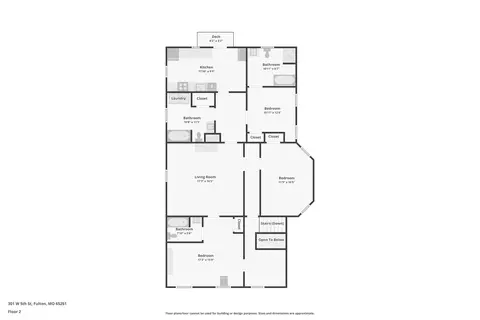 Floorplan - 301 W 5th St, Fulton, MO 65251 photo 3 of 4