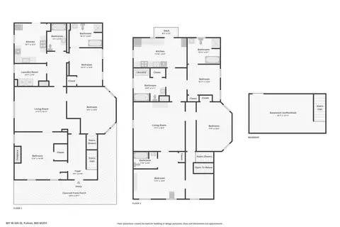 Floorplan - 301 W 5th St, Fulton, MO 65251 photo 1 of 4