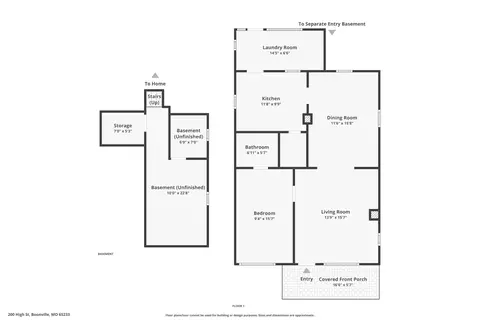 Floorplan - 200 High St, Boonville, MO 65233 photo 2 of 2