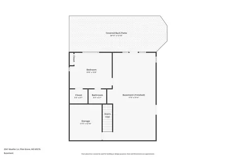 Floorplan - 2341 Mueller Ln, Pilot Grove, MO 65276 photo 2 of 4